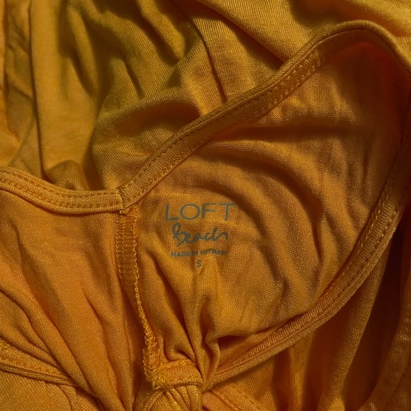 LOFT Beach Dress, NWT, Sz. Small in Marigold - Picture 5 of 5